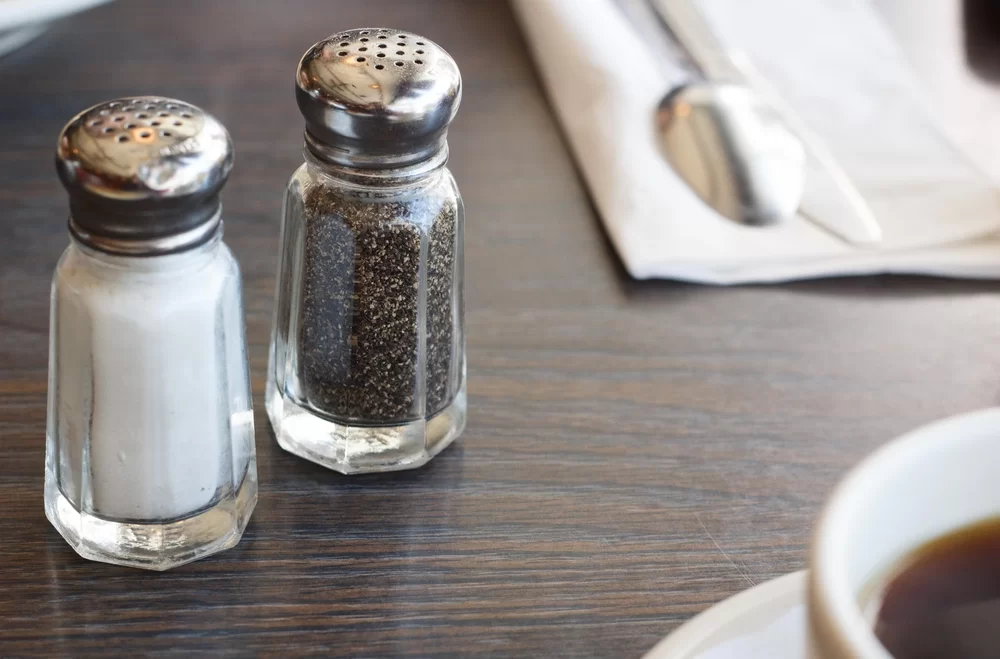 Salt and pepper shakers, a pair of things that go together