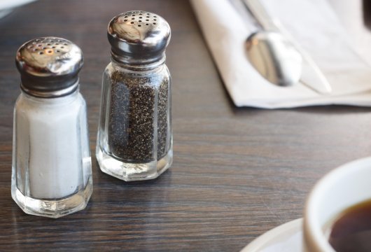 Salt and pepper shakers, a pair of things that go together